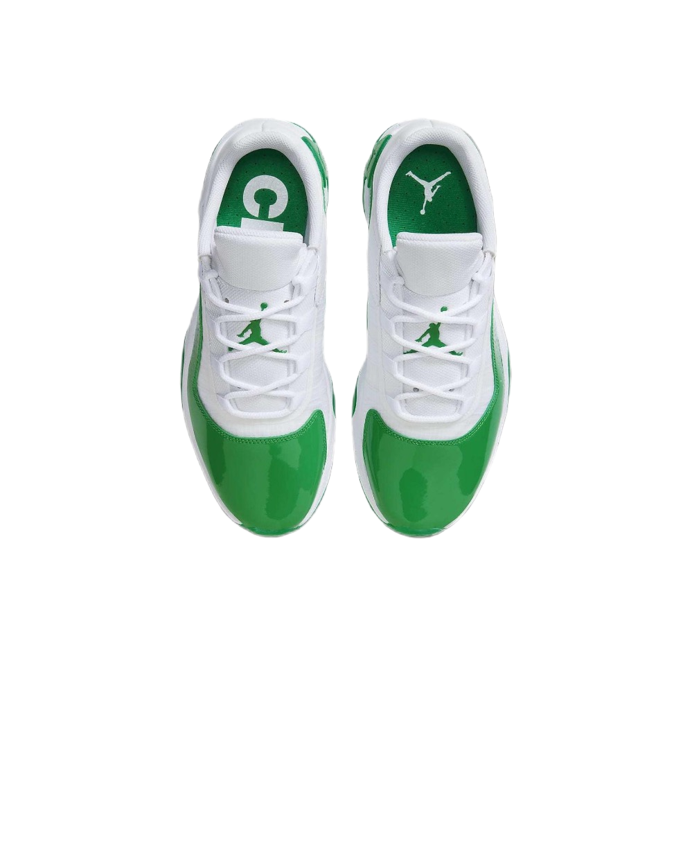 Nike Air Jordan 11 CMFT Low White Lucky Green W Retro Sneakers