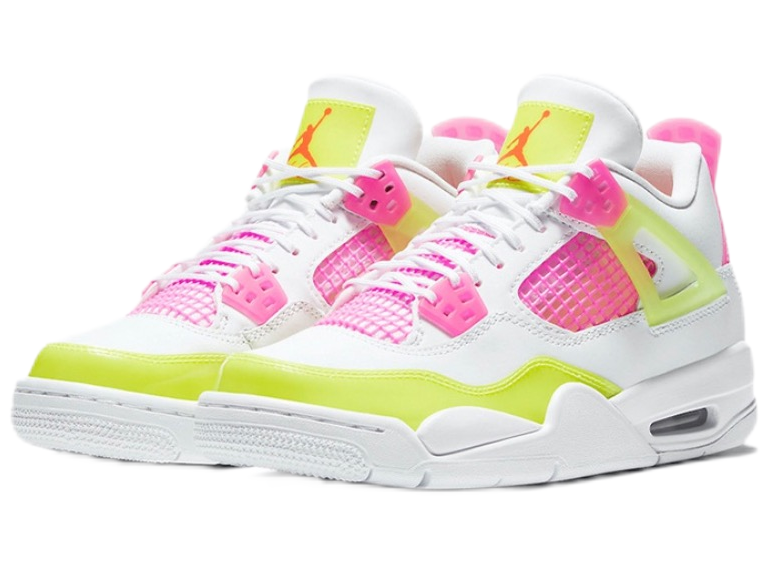 roseうるち米精米 Nike Air Jordan 4 GS Retro Mid Lemon Venom CV7808-100 | eBay