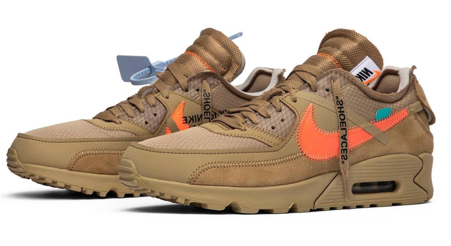 Off-White × Nike Air Max 90 \"Desert Ore\" Off White X Air Max 90 TD 'Desert Ore' - Nike - BV0852 200
