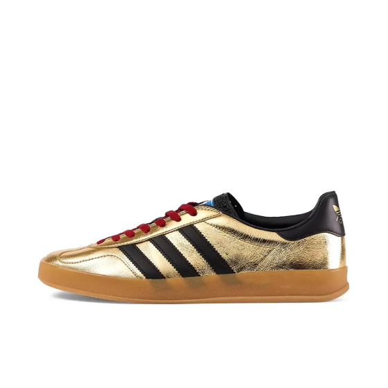 Gucci x Adidas Gazelle Leather Athleisure Sneakers Women's