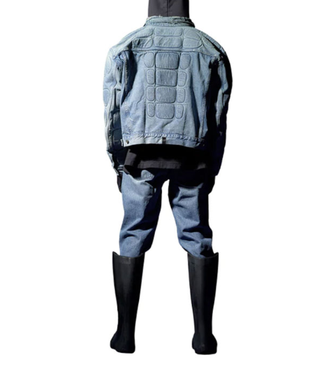 ジャケット・アウター Yeezy Gap Balenciaga Padded Denim Jacket Yeezy Gap Engineered by Balenciaga Padded Denim Jacket Grey
