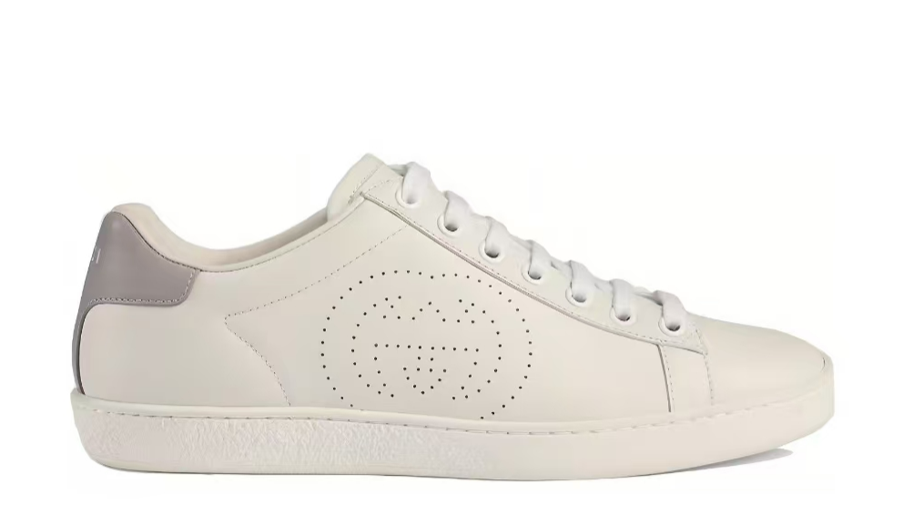 Gucci Ace Interlocking GG Sneakers Women's White 598527