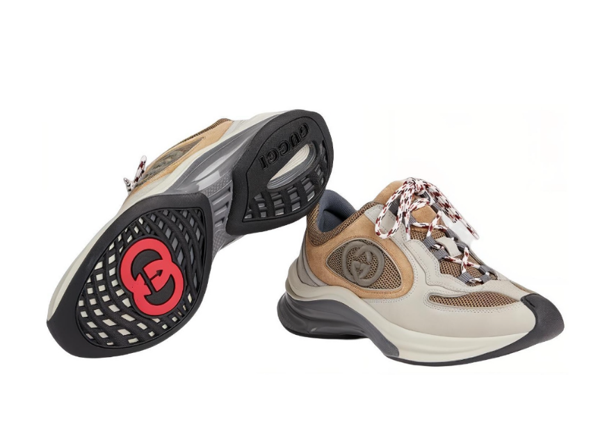 スニーカー GUCCI SNEAKER RE-MOTION LIGHT BROWN GUCCI Sneaker Re-Motion light brown | TheDoubleF