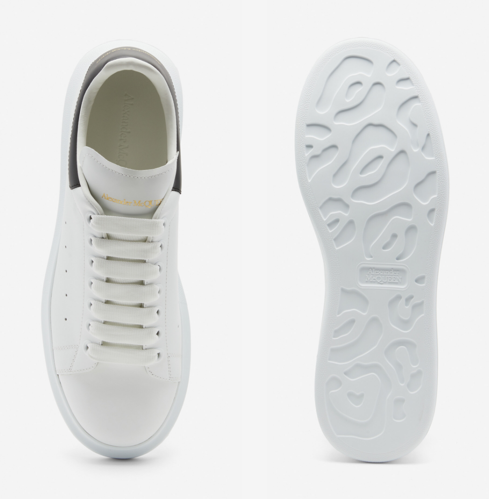 Alexander McQueen Oversized Sneaker Women's White Black 553770