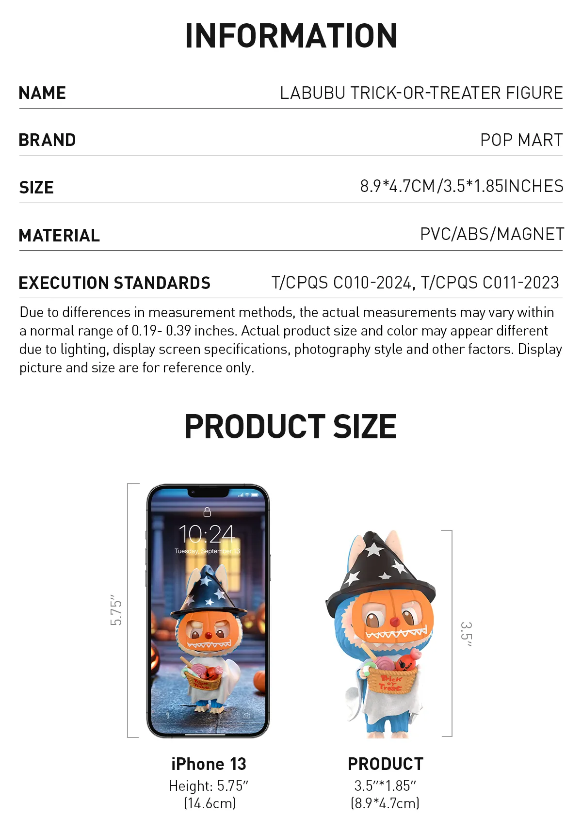 その他 POPMART LABUBU Trick-or-Treater Figure LABUBU Trick-or-Treater Figure - POP MART (Thailand)
