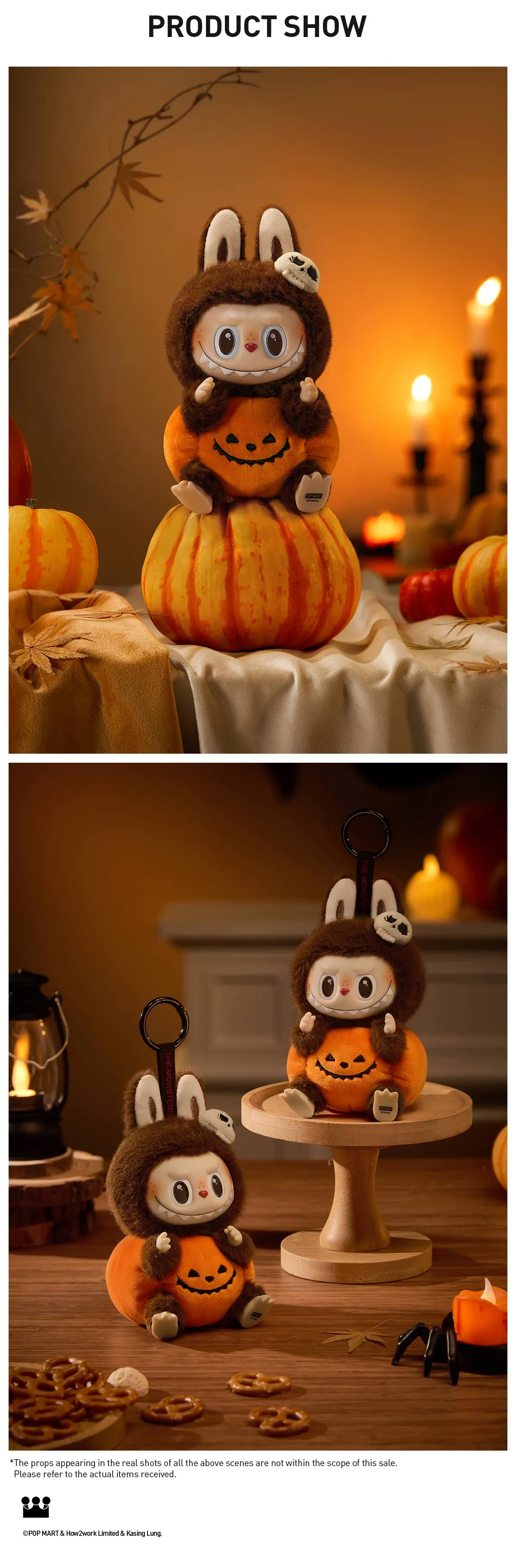 POP MART LABUBU Happy Halloween Party Series-Sitting Pumpkin