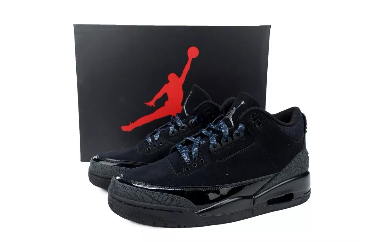 Air Jordan 3 Retro 'Black Cat' Men's CT8532-001 | eBay