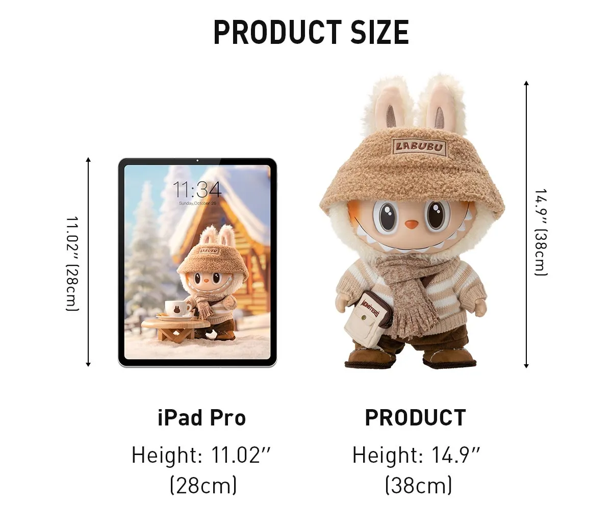 LABUBU ラブブぬいぐるみラテlatte THE MONSTERS - DRESS BE LATTE Vinyl Plush Doll | Designer