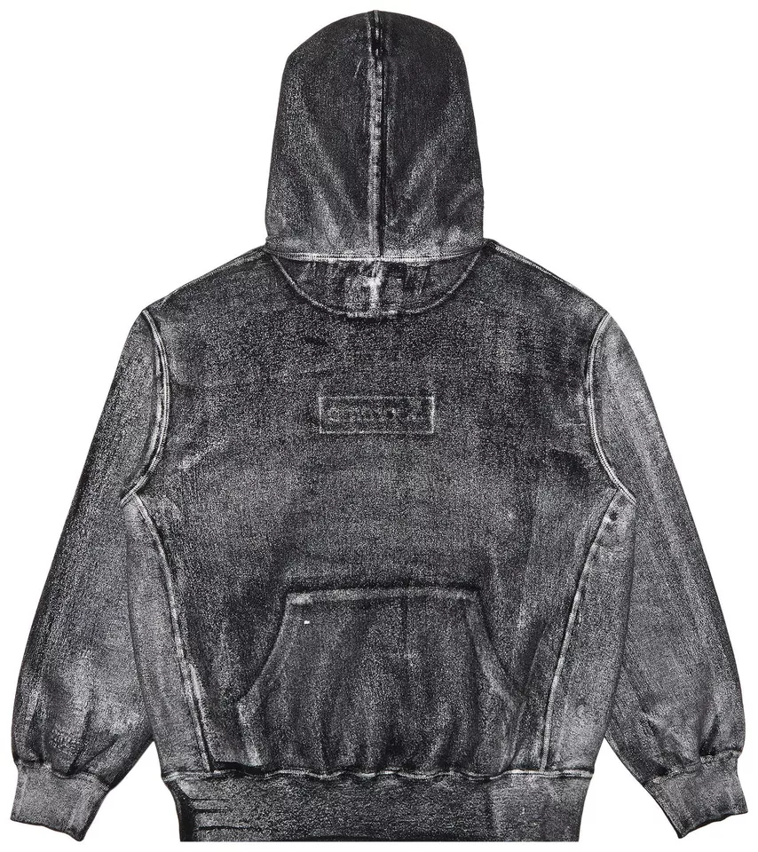 Supreme x MM6 Maison Margiela Foil Box Logo Hooded Sweatshirt