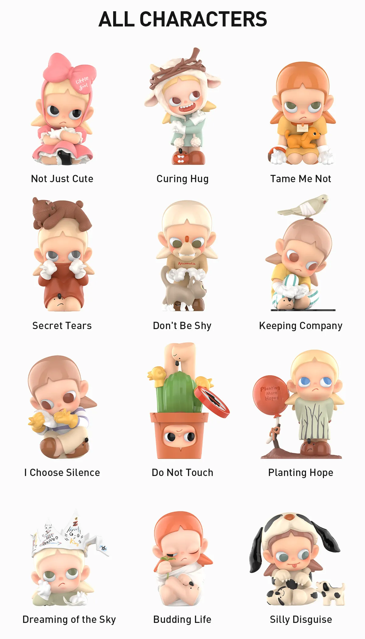 ZSIGA TWINS&Let It Be 5点セット Zsiga Let It Be Series Figures - POP MART (Japan)