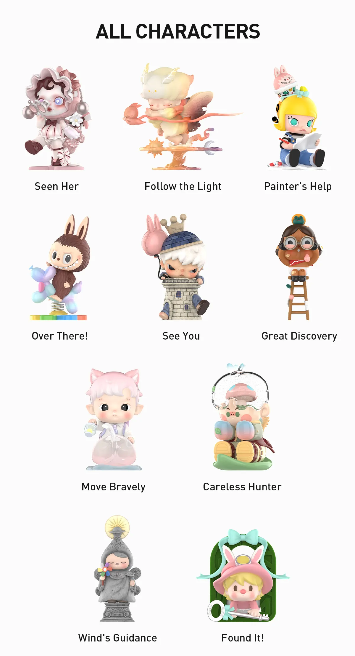 POP MART Finding MOKOKO Series Blind Box(confirmed)Figure