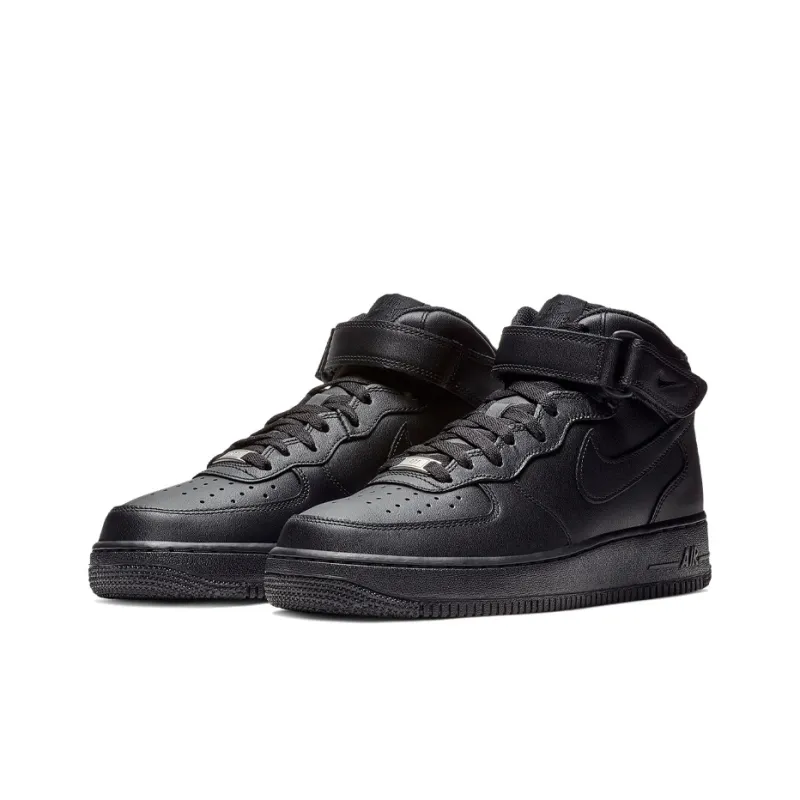 NIKE AirForce1 Mid 黒 28cm CW2289-001 Nike Air Force 1 Mid '07 Triple Black AF1 CW2289-001 | eBay