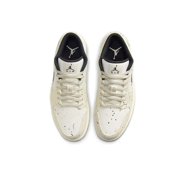 Nike Air Jordan 1 Low Brushstroke Swoosh - Paint Splatter