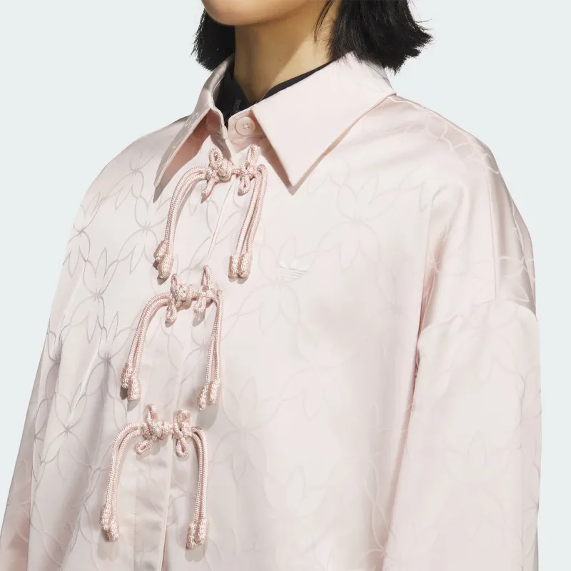 アディダス シャツ レディースジャケット Sサイズ　ピンクKB6408 Adidas Originals CNY Shirt Jacket KB6408 Women's Pink | eBay