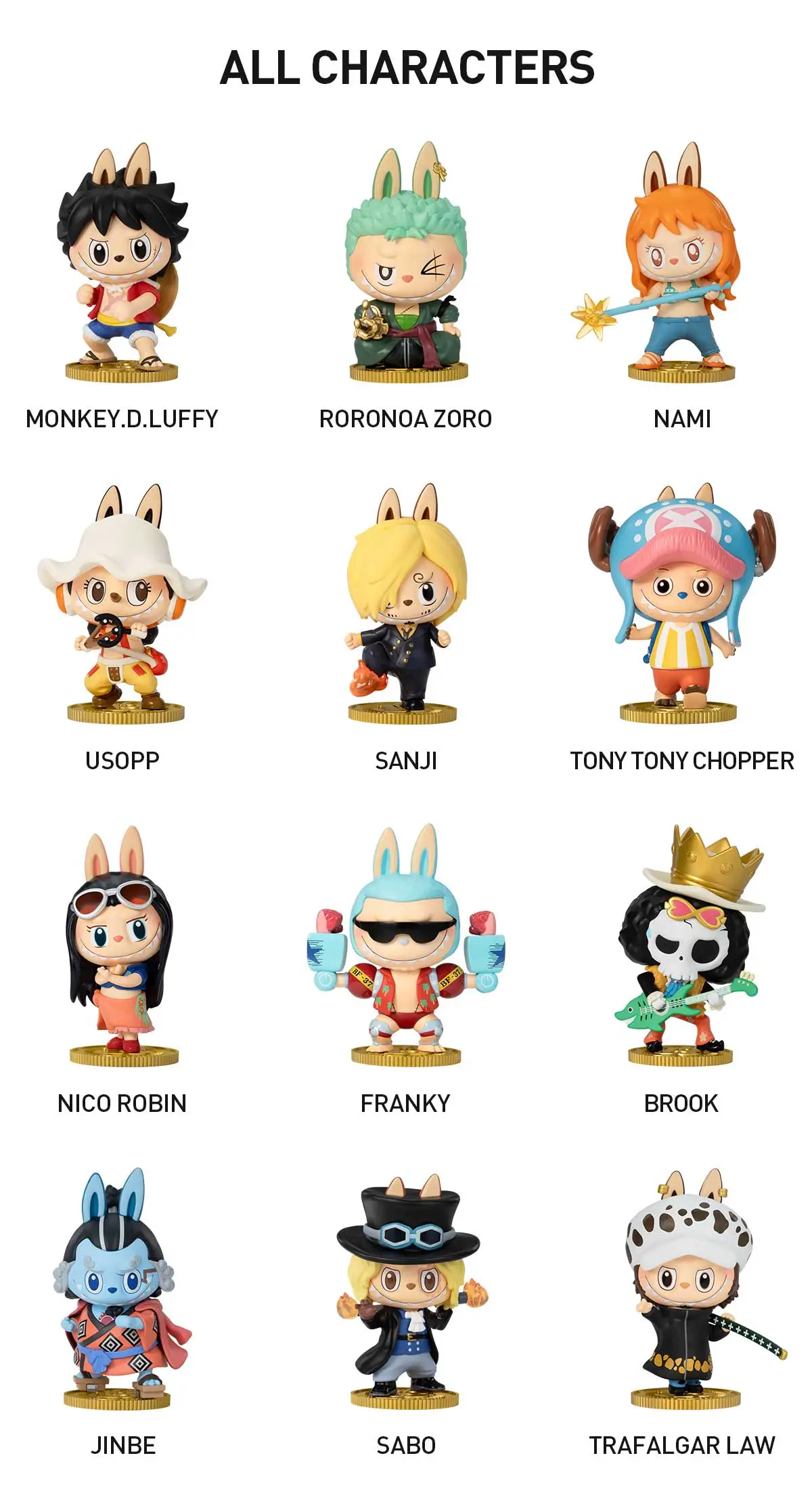 POPMART ONE PIECE × LABUBU 3点セット POPMART: Labubu The Monsters x One Piece - Blind Box – The