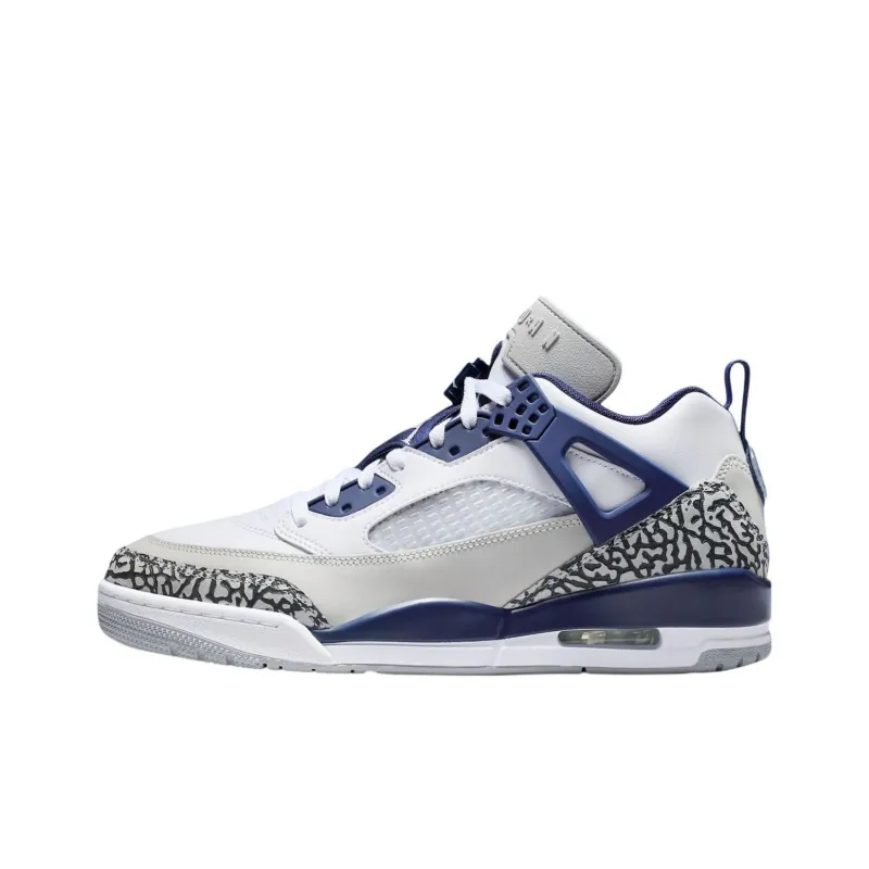 Nike Jordan Spizike Low White Grey Midnight Navy FQ1759-140 Nike Jordan Spizike Low White Grey Midnight Navy FQ1759-140