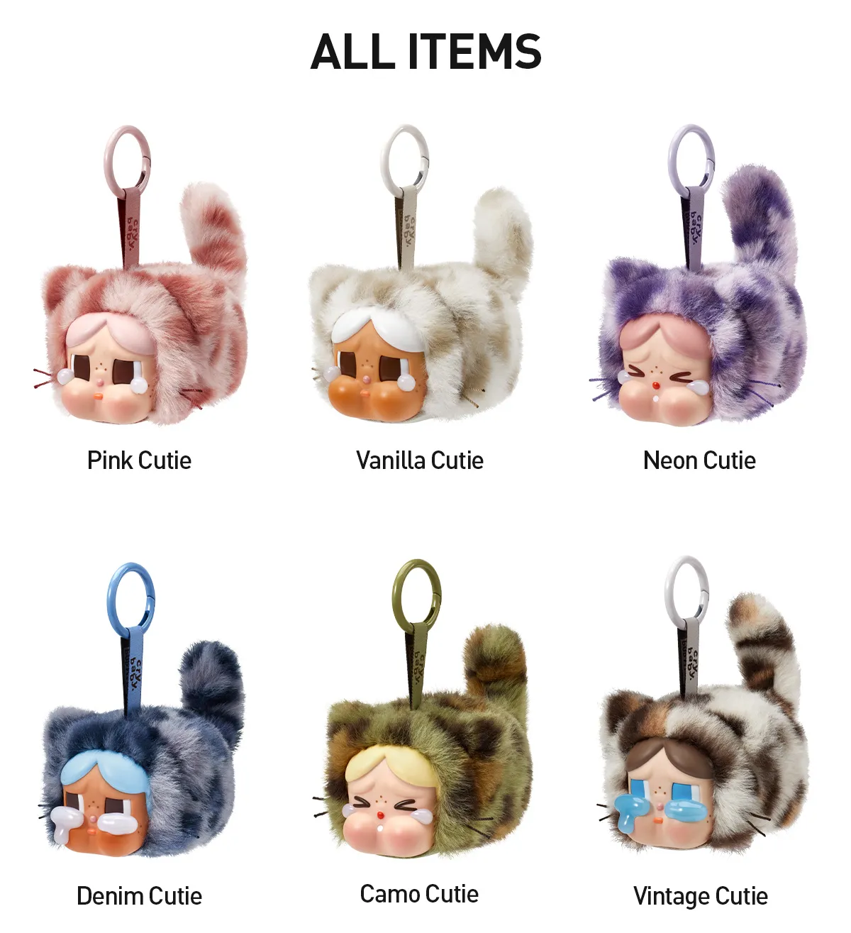 誕生日プレゼント Cutie but Wild CRYBABY MART POP Series Pendant Plush Vinyl - アイドル