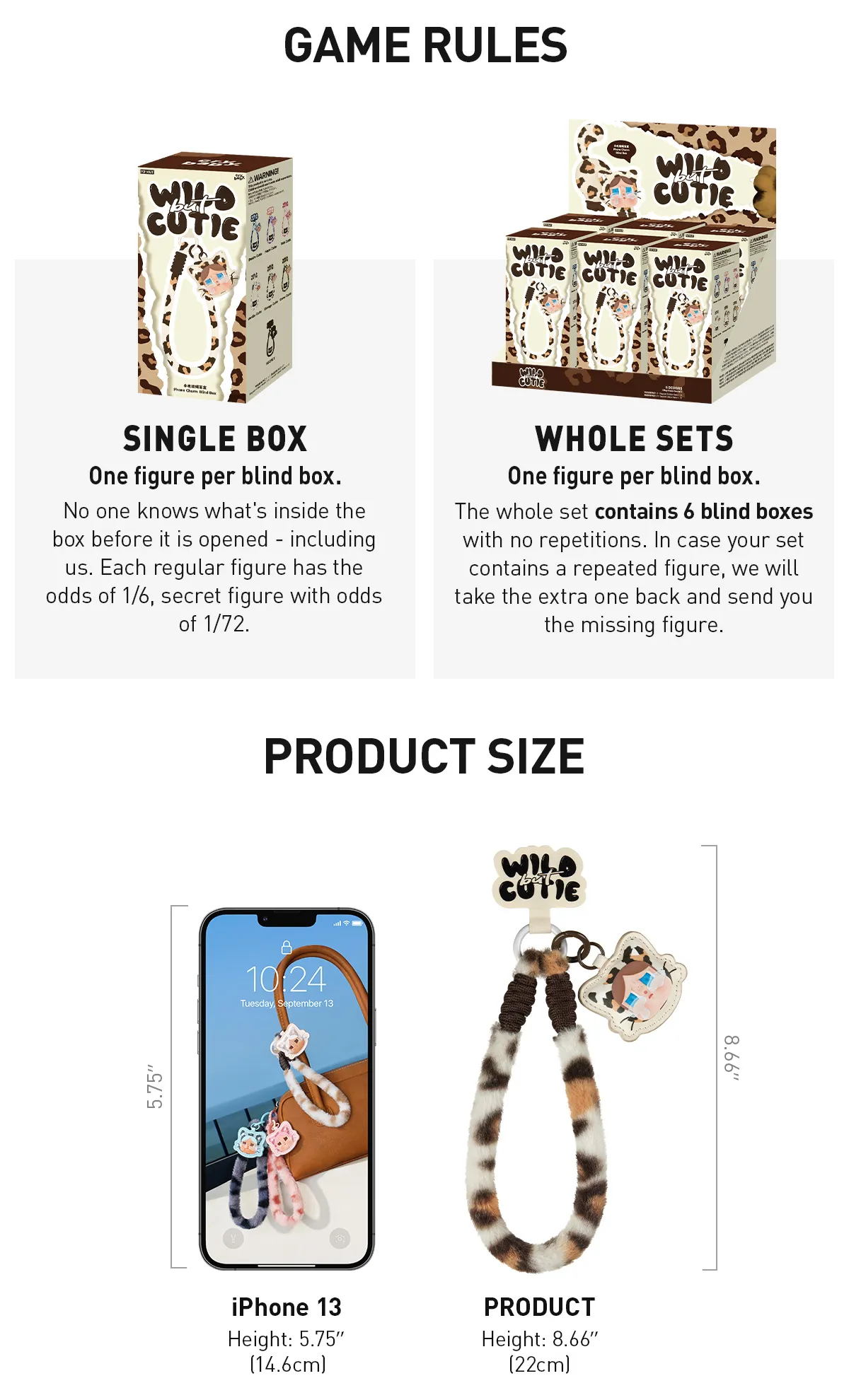 pop mart cry baby wild but cutie フォンチャーム CRYBABY Wild but Cutie Series-Phone Charm Blind Box - POP