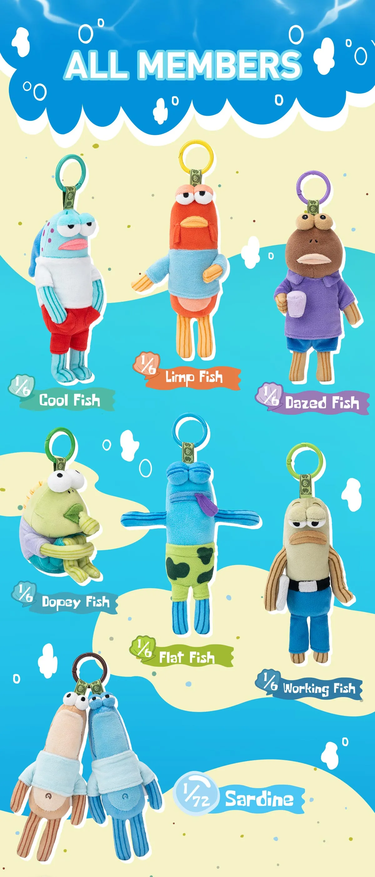 POP MART Bikini Bottom Buddies - Whimsical Plush 5.51inches