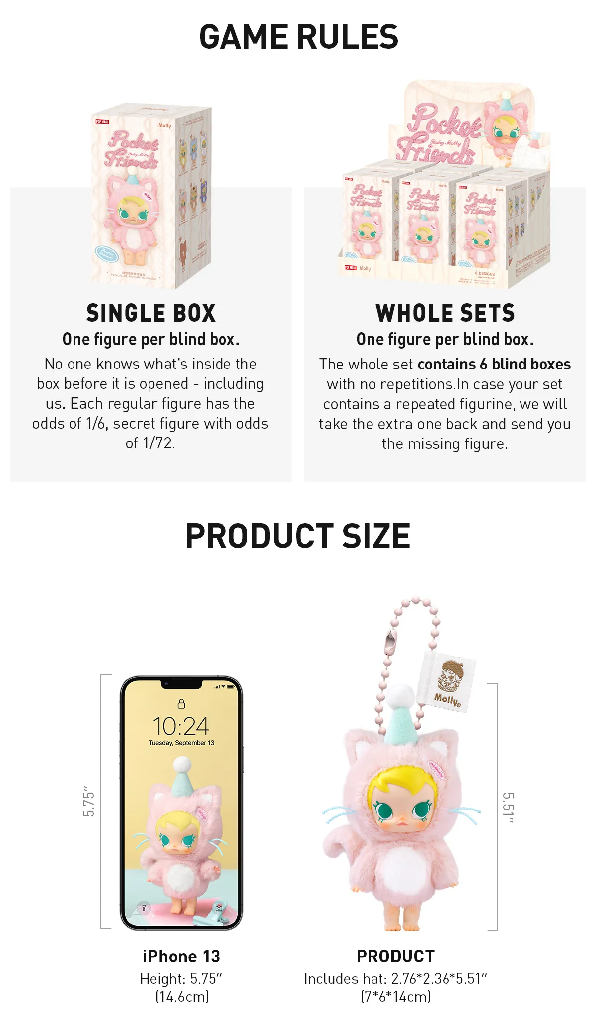その他 Pocket Friends Baby Molly2box Baby Molly Pocket Friends Series Blind Box – Branded Cambo