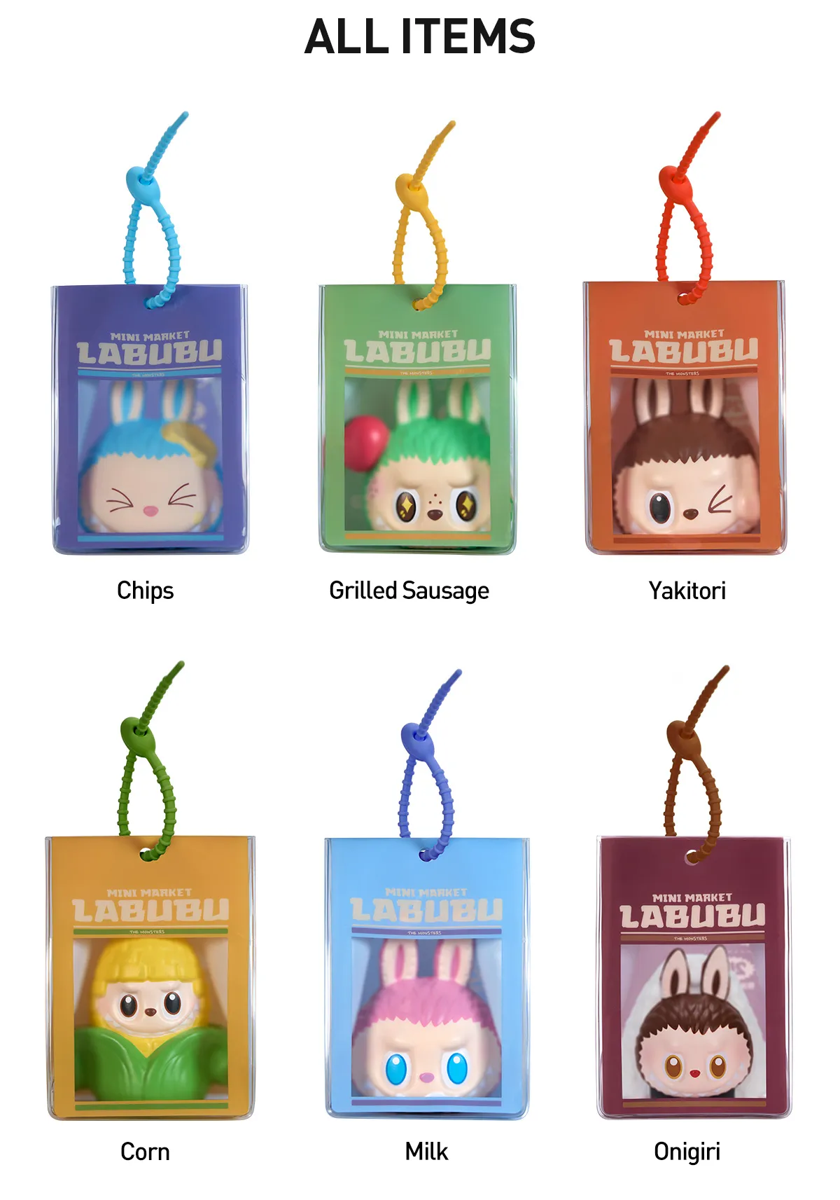 POP MART LABUBU THE MONSTERS Wacky Mart Series-Pinch Pendant