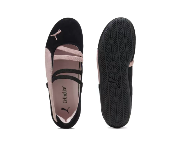 PUMA バレエシューズ 401287 02 ブラック/ピンク PUMA Speedcat Ballet Black Mauve Mist Pink Shoes 401287-02