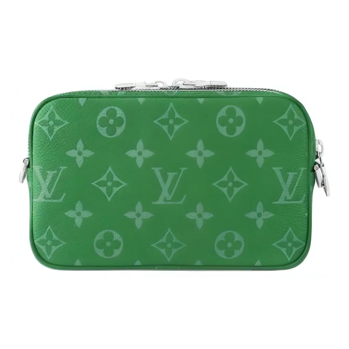 LOUIS VUITTON Alpha Nano Alpha Monogram Crossbody Bag Men's 7.3x2