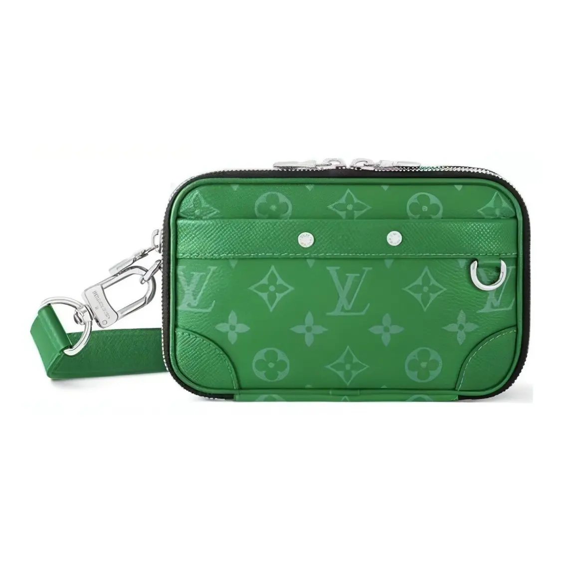 LOUIS VUITTON Alpha Nano Alpha Monogram Crossbody Bag Men's 7.3x2