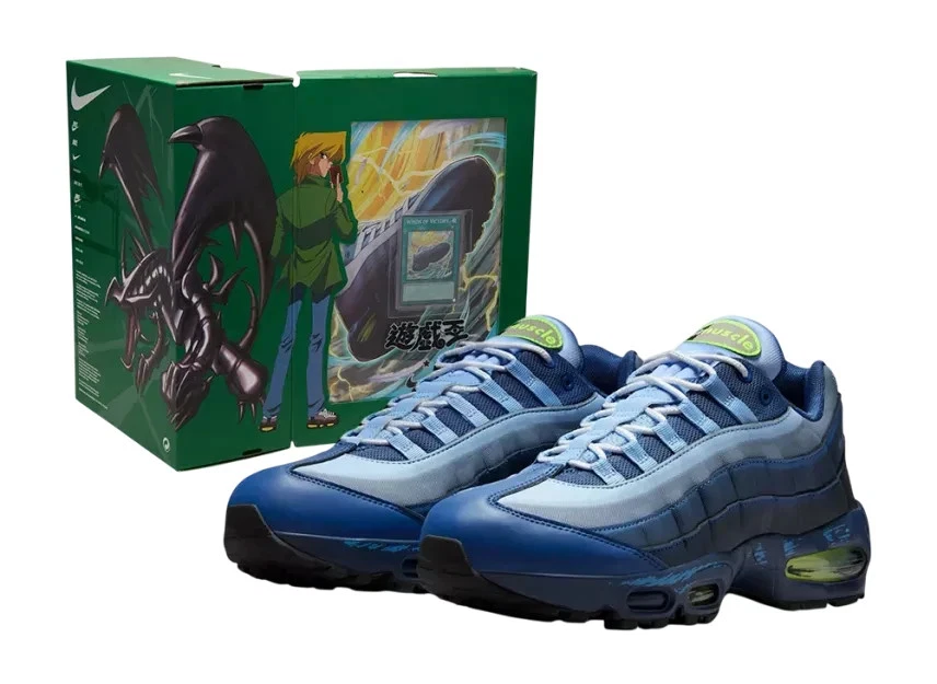 Yu-Gi-Oh! × NIKE AIR MAX 95 QS YGO 30cm Nike Air Max Muscle 95 QS Yu-Gi-Oh Joey Review - YouTube