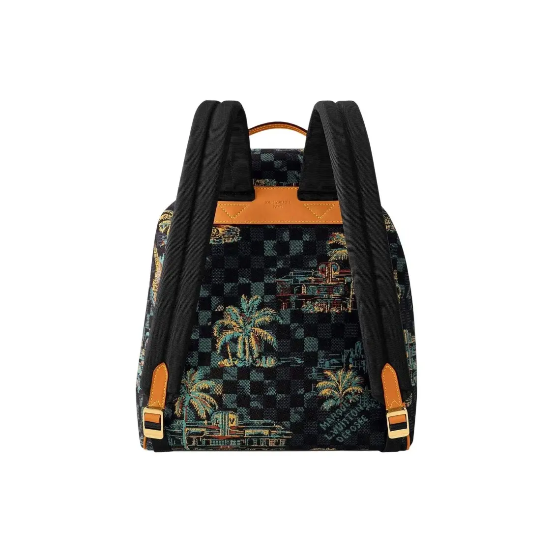 LOUIS VUITTON Montsouris CARGO Jacquard Cotton Backpack Men's 13.4