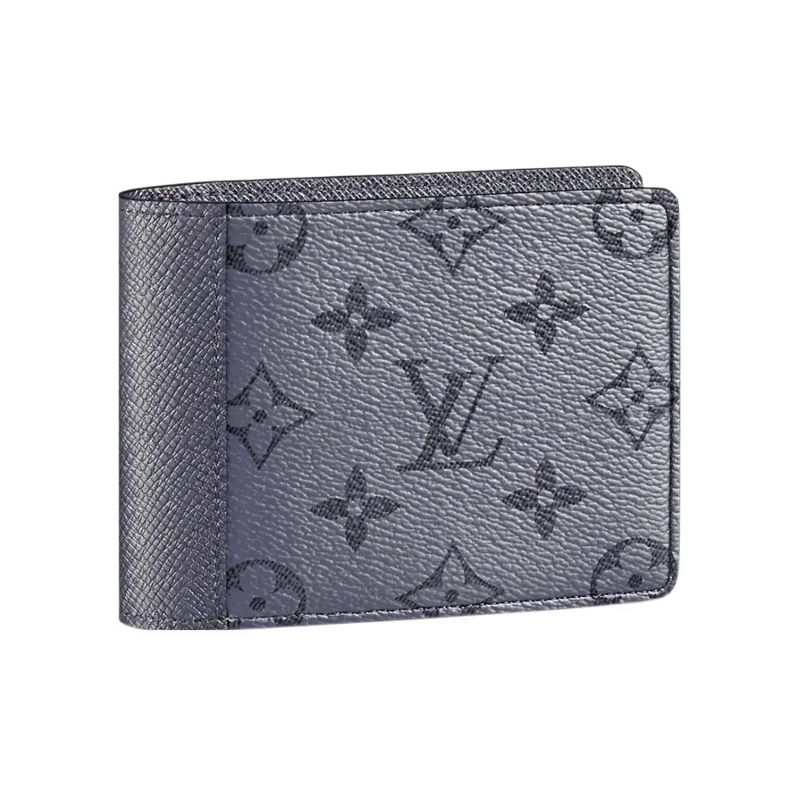 LOUIS VUITTON Multiple Canvas Coated Taïga Leather Wallet Men's