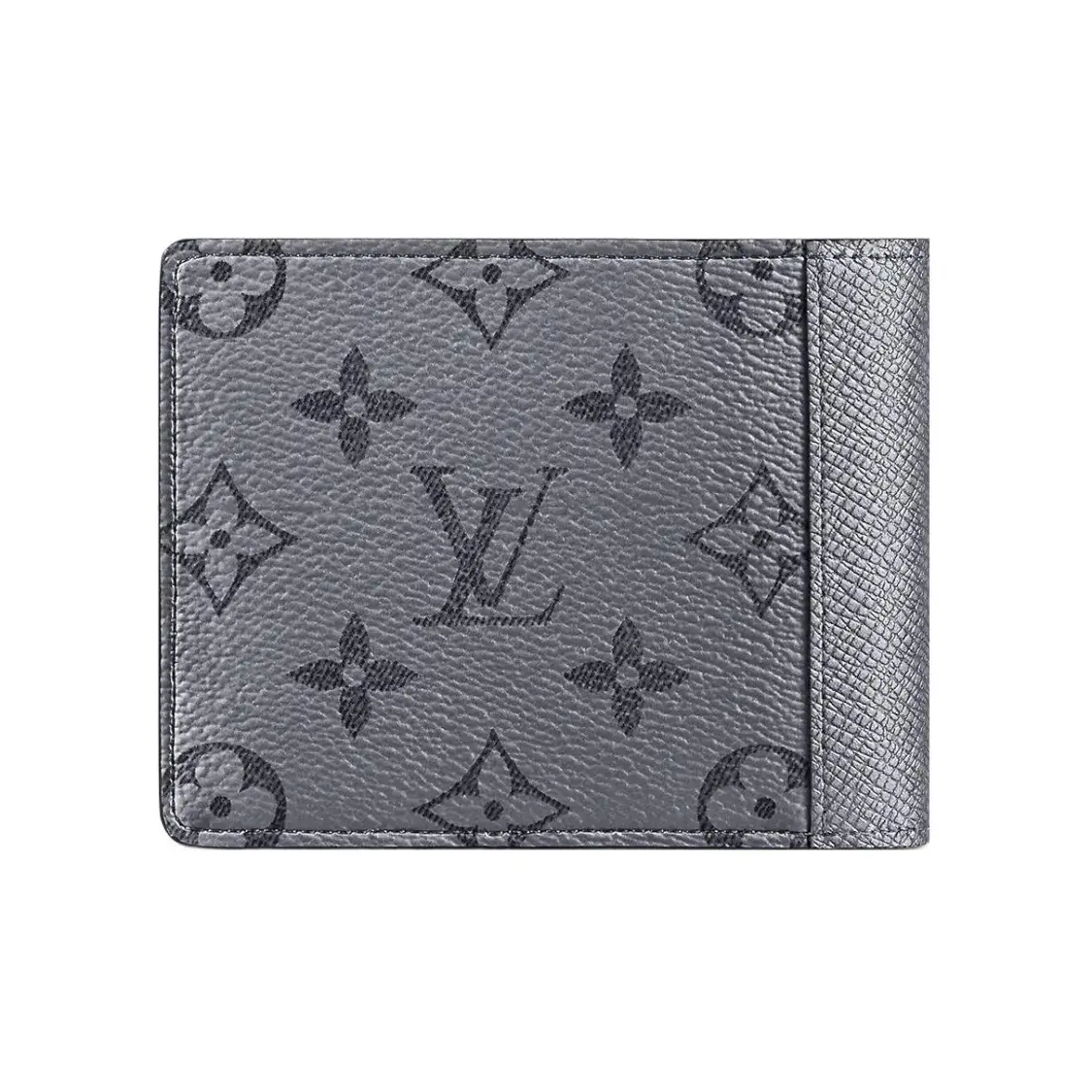 LOUIS VUITTON Multiple Canvas Coated Taïga Leather Wallet Men's