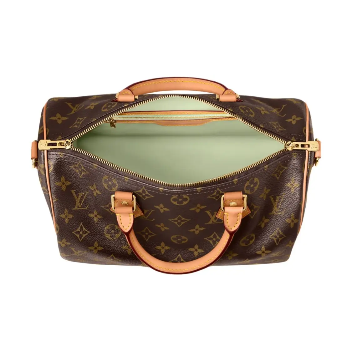 LOUIS VUITTON SPEEDY SOFT 30 Lucky Canvas Handheld Bag Women's