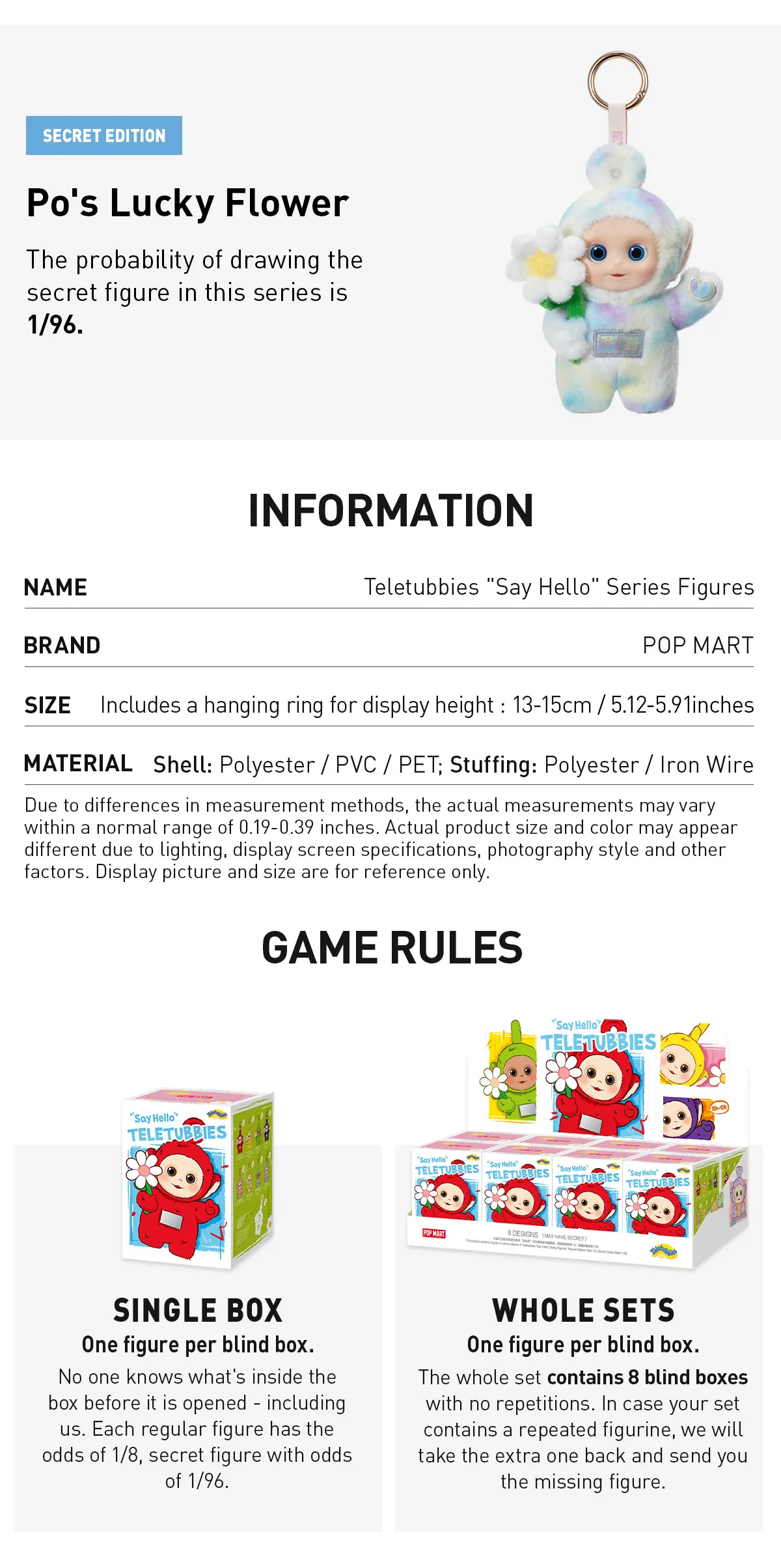 翌日発送Say Hello Teletubbies ぬいぐるみ　アソート　BOX POP NOW:Teletubbies 