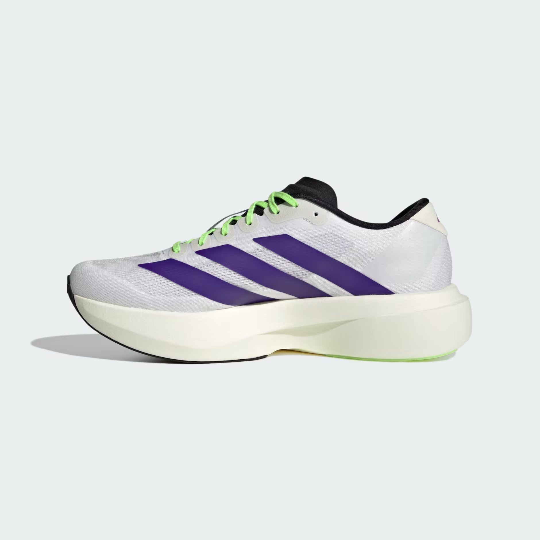 adidas Adizero Evo SL White Collegiate Purple JS4495 | eBay