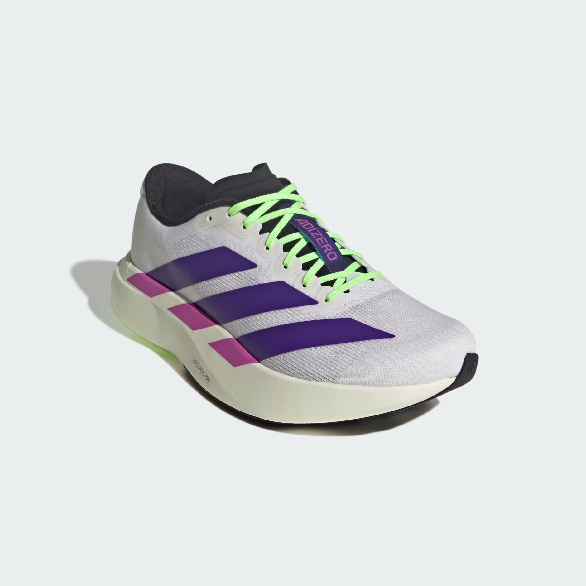 adidas Adizero Evo SL White Collegiate Purple JS4495 | eBay display picture 3