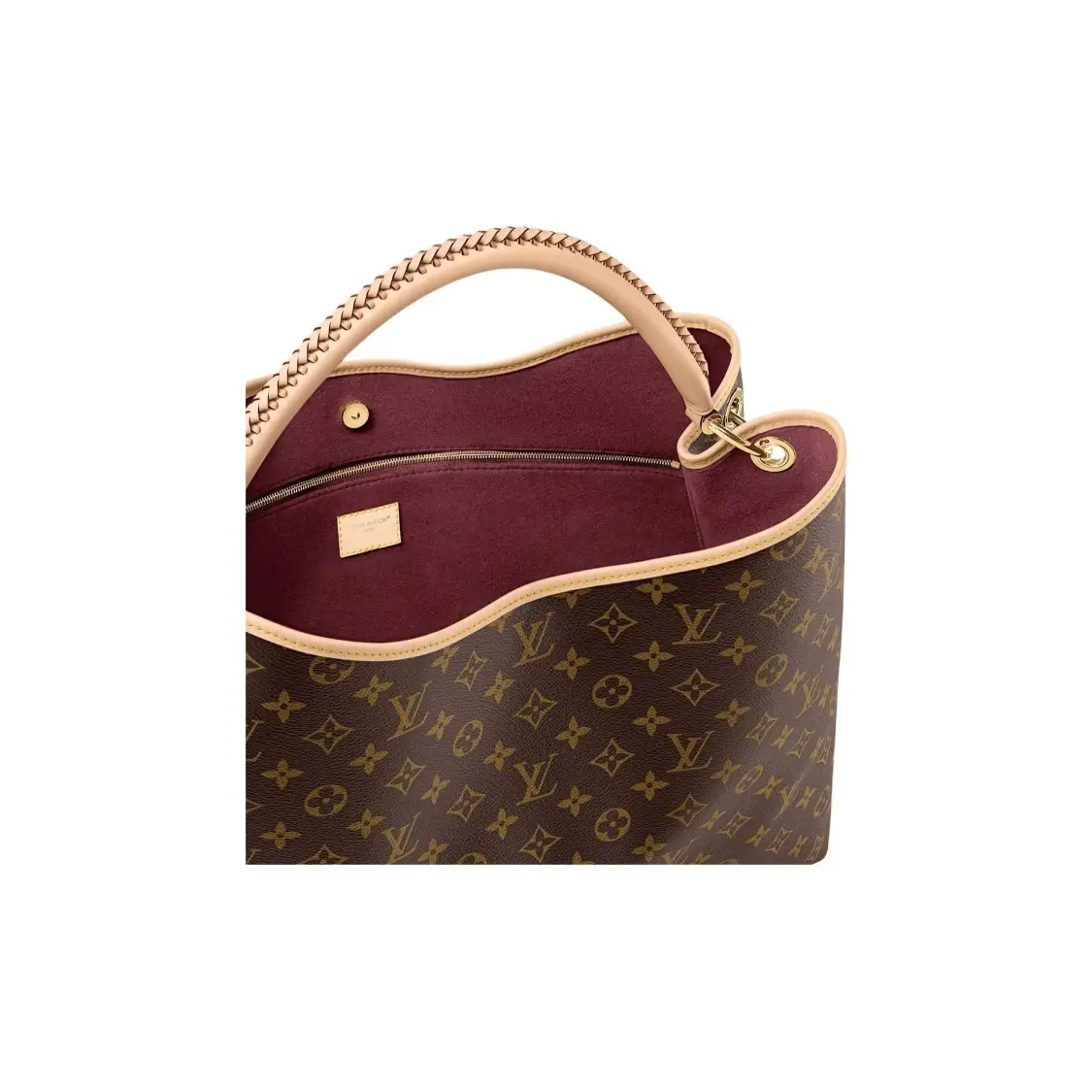 LOUIS VUITTON Again Handbag Regular Women's Brown 20.8x6x11.8 in