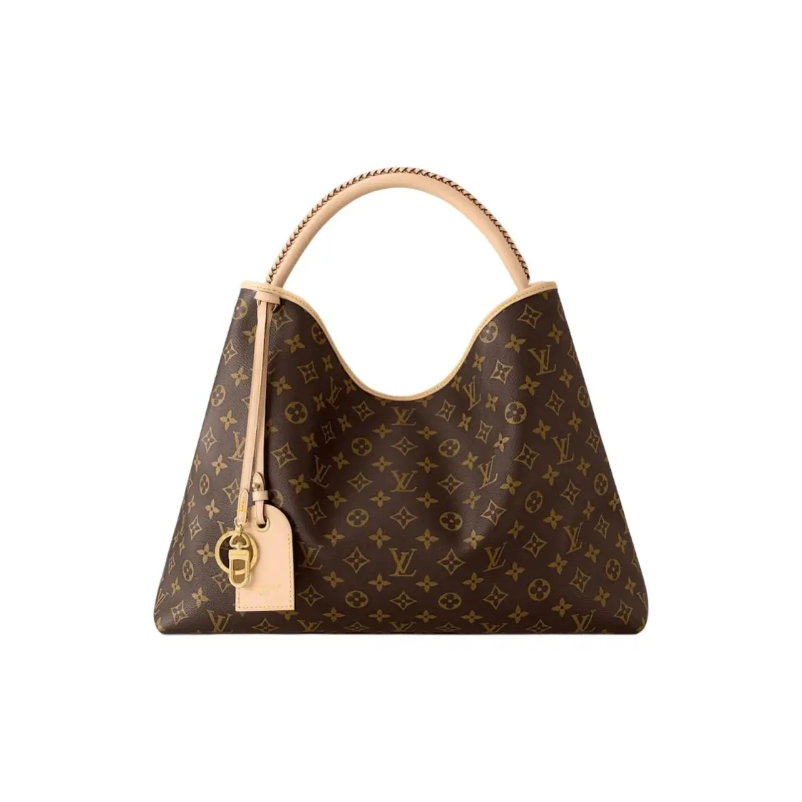 LOUIS VUITTON Again Handbag Regular Women's Brown 20.8x6x11.8 in