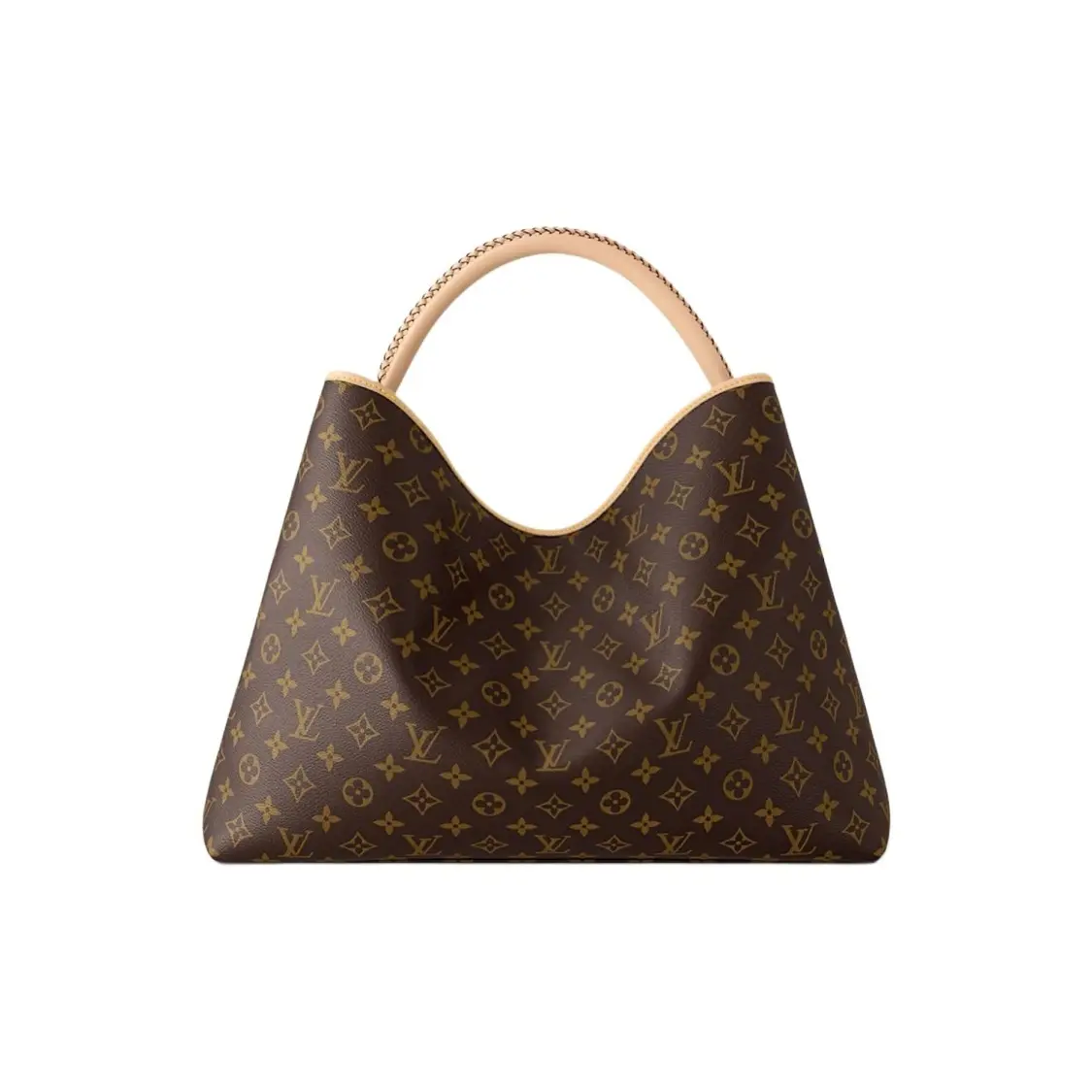 LOUIS VUITTON Again Handbag Regular Women's Brown 20.8x6x11.8 in