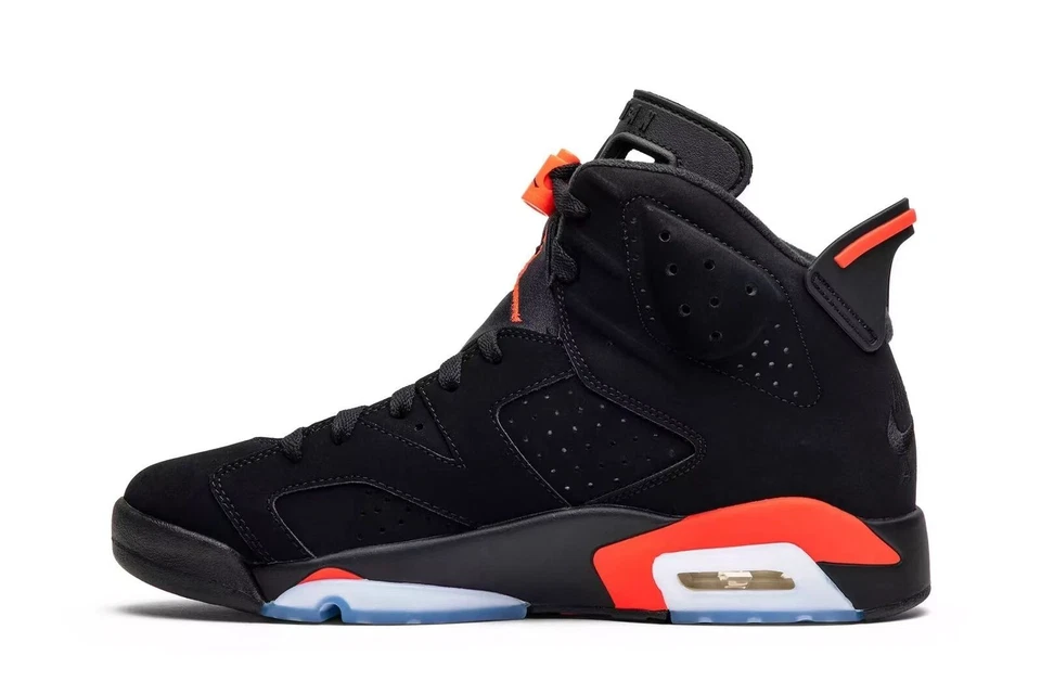 シューズ(男性用) NikeAir Jordan 6 Retro OG Black/Infrared Nike Air Jordan 6 High Retro Black Infrared Retro Sneakers