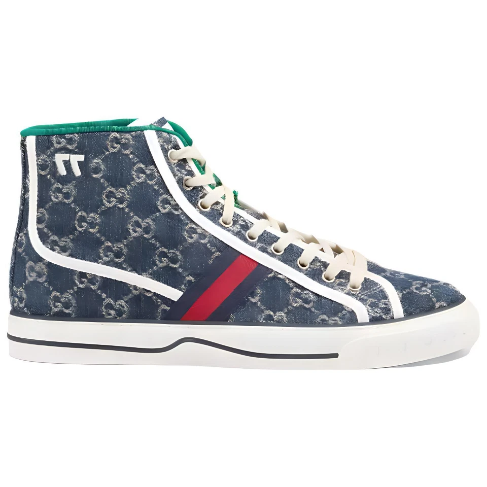 ちな Gucci Tennis 1977 High 'Denim' Men's 625807 2KQ90 4464 | eBay