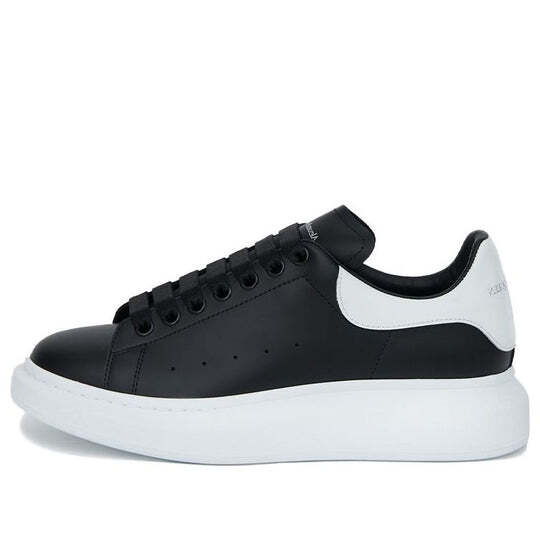 alexander mcqueen スニーカー Alexander McQueen Leather Casual Sneaker Men's Black 553680-WHGP5