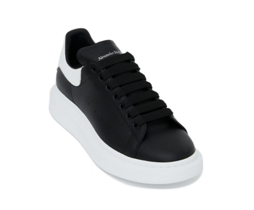 Alexander McQueen Leather Casual Sneaker Men's Black 553680