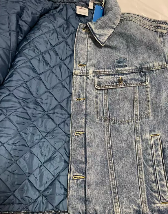 Adidas Originals Denim Padded Men's Jacket JY0202 Asian Size | eBay