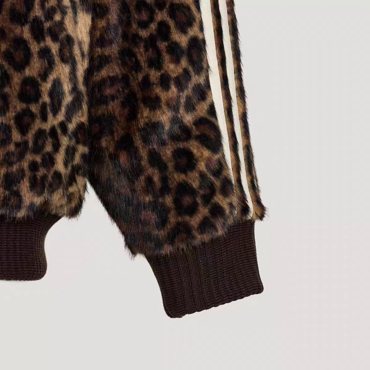 Adidas Originals FW25 JQD TT Track Top Leopard Casual Jacket