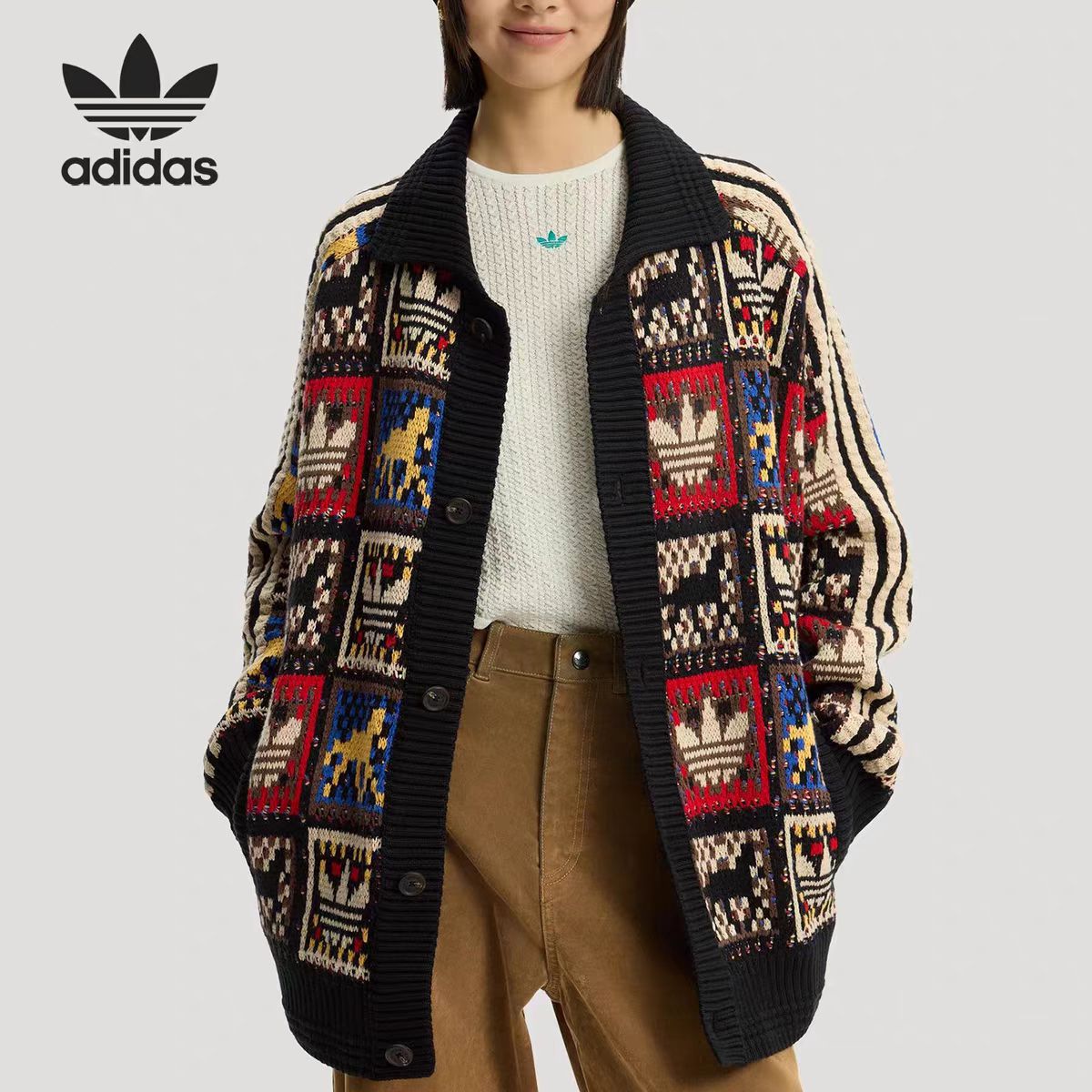 Adidas Originals CRAFTED JACKET SWEATER CNY Year of the Horse