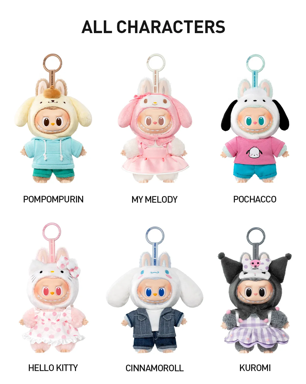 POP MART LABUBU THE MONSTERSx Hello Kitty and Friends Series-Vinyl
