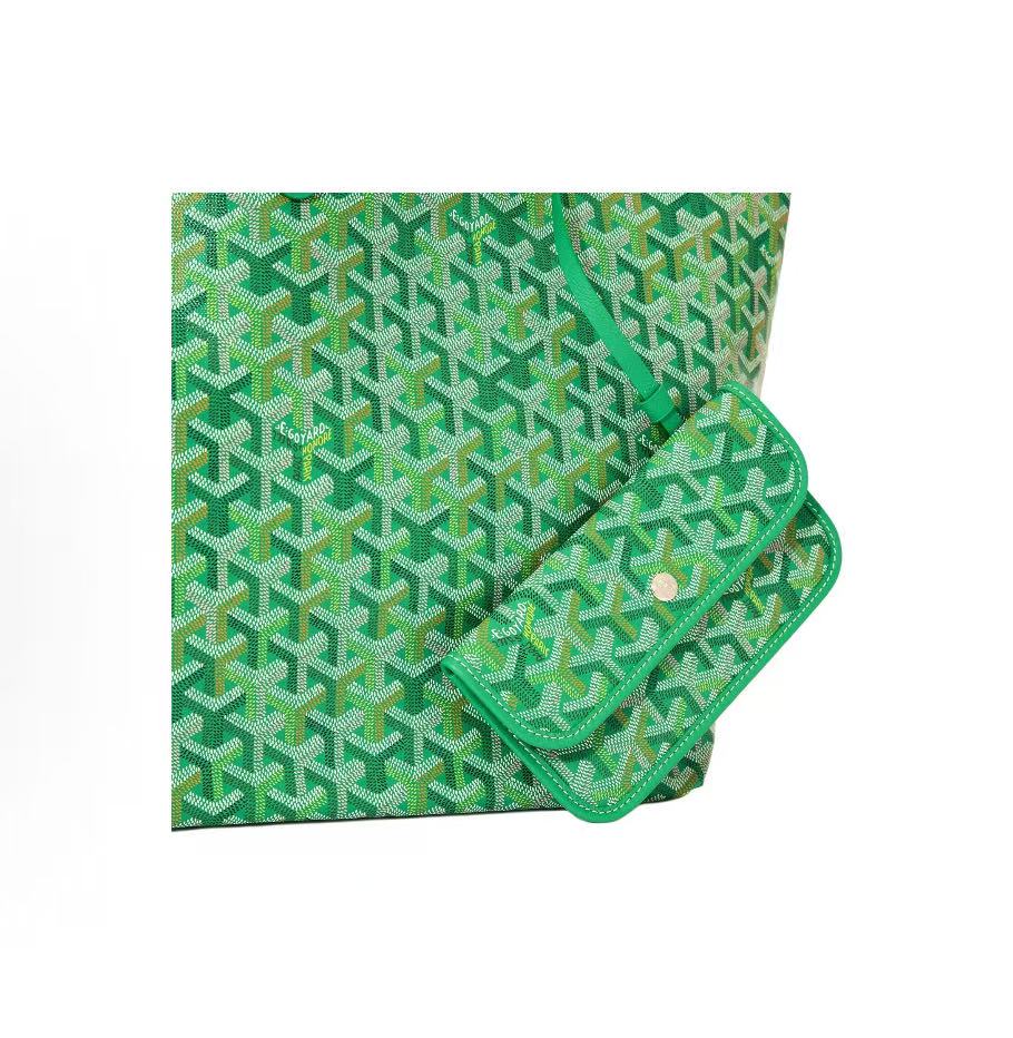 GOYARD Saint Louis Handbag Women's Multicolored Meadow Green 15.7