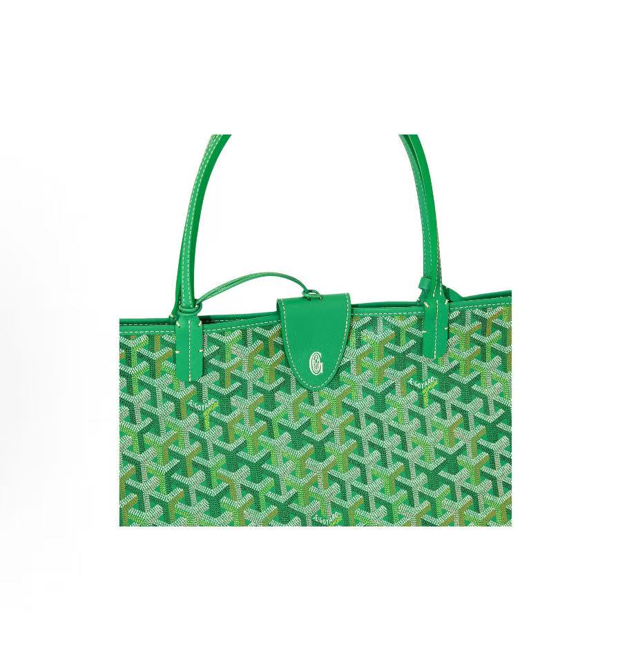 GOYARD Saint Louis Handbag Women's Multicolored Meadow Green 15.7