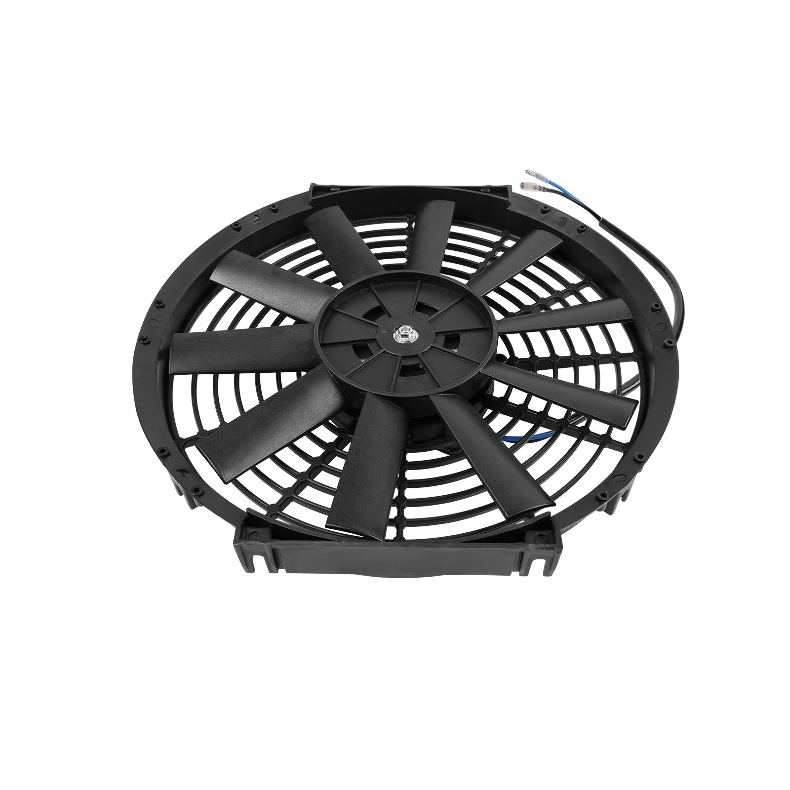 thumbnail image 2 of BOXI 10 Inch 12V 80W Universal Slim Electric Radiator Cooling Fan With Mounting Kit, 800 CFM 2 of 6